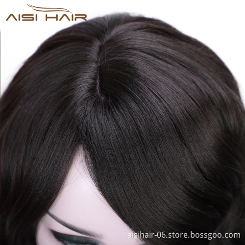 Heat Resistant Synthetic Long Wavy Black Body Wave Cosplay Party Fashion Fiber Hair Wig For Black Women Wigs